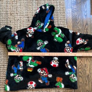 Kids Super Mario Black Hoodie